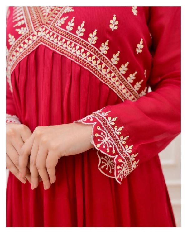 alia cut georgette suit set at krisvi wardrobe