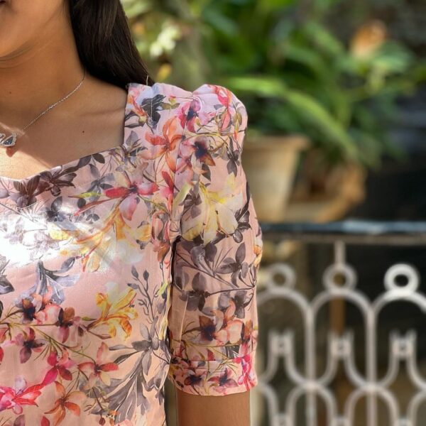 krisvi wardrobe printed kurti for small gathering in multicolour