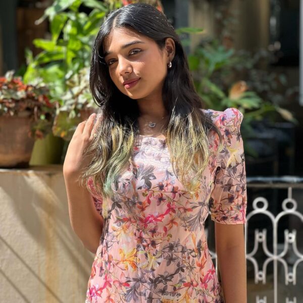 krisvi wardrobe printed kurti for small gathering in multicolour