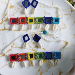 navratri mirror work