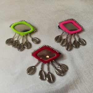 Colorfull Mirror hair clips