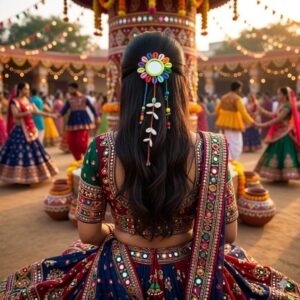 navratri hair accessories-KRISVI