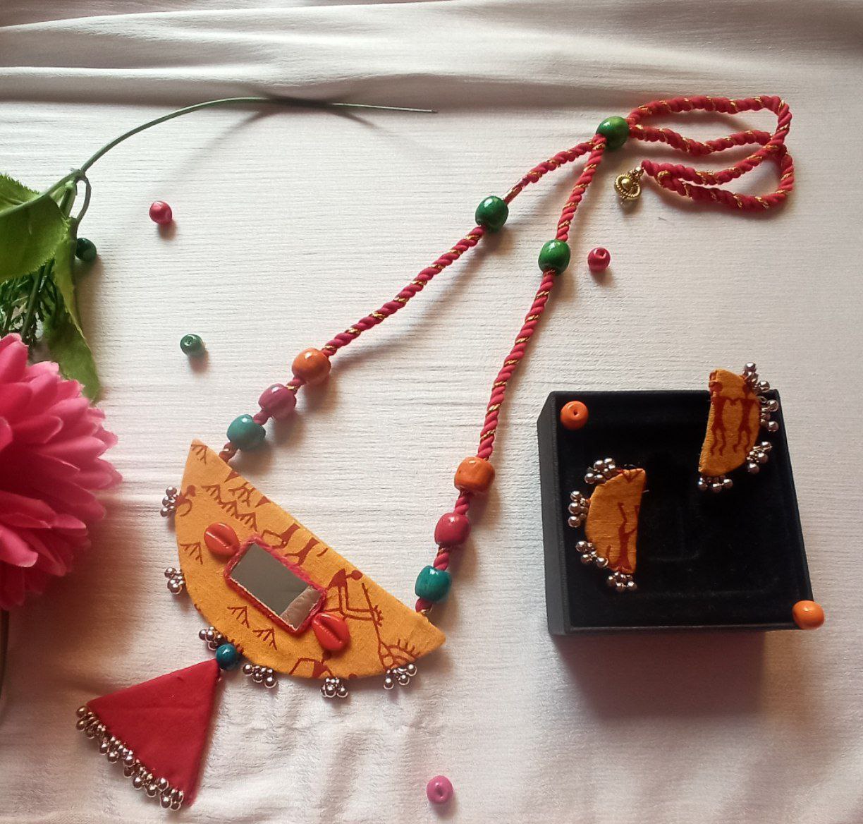 fabric handmade jewellery