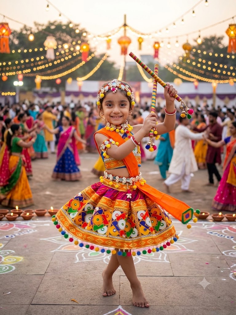 Traditional Garba Jewellery Set for Kids, Girls & Women (All Sizes Available)