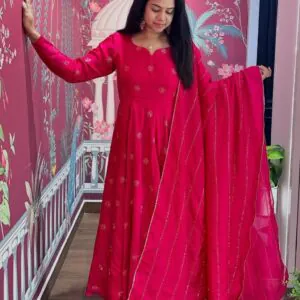 krisvi shop red kurti set