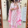 pure cottan suit set with mulmul dupta at krisvi wardrobe