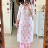 pure cottan suit set with mulmul dupta at krisvi wardrobe