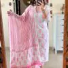 pure cottan suit set with mulmul dupta at krisvi wardrobe