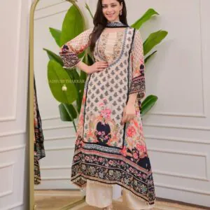 kurti pant set with dupatta