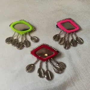 Colorfull Mirror hair clips